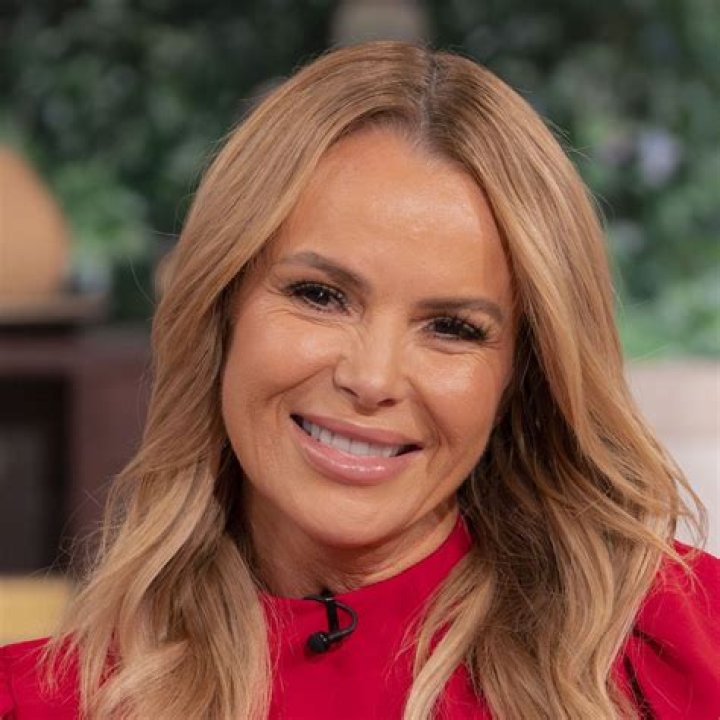 Amanda Holden's silk floral dress steals the show on Heart Radio