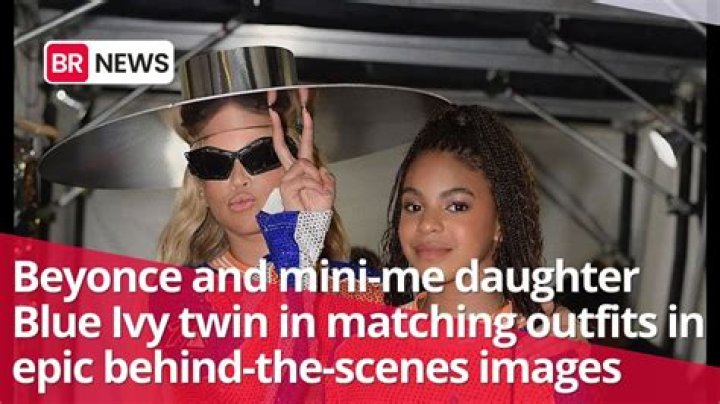 Beyonce and mini-me daughter Blue Ivy twin in matching outfits in epic behind-the-scenes images