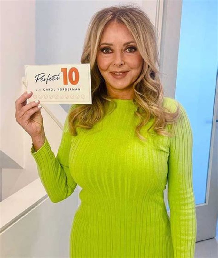 Carol Vorderman stuns in skin-tight neon dress – and wow!