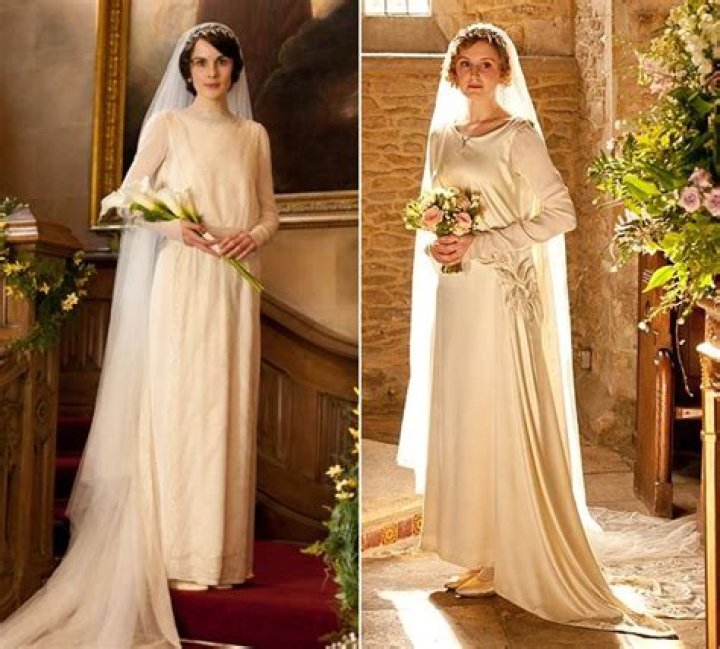 Downton Abbey wedding inspiration: vintage decadence from the Crawley sisters