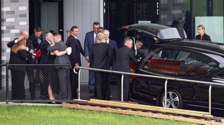 Elizabeth Hurley left emotional after being forced to miss Shane Warne's funeral