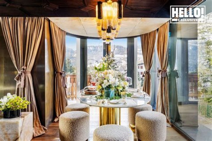 Italian fashion designer Elisabetta Franchi opens doors to luxury chalet - see inside