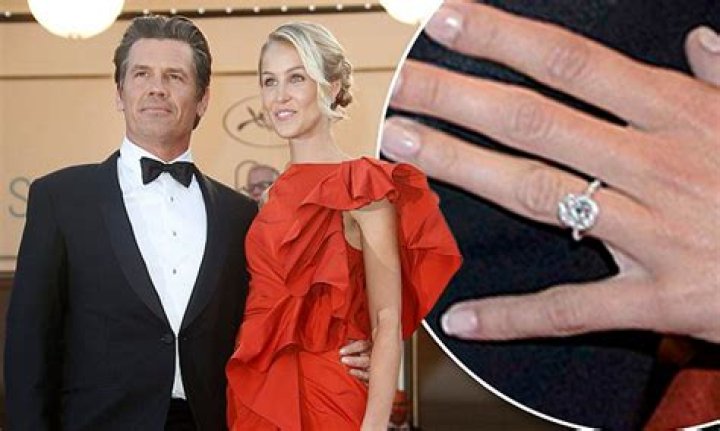 Josh Brolin's fiancée shows off her engagement ring in Cannes
