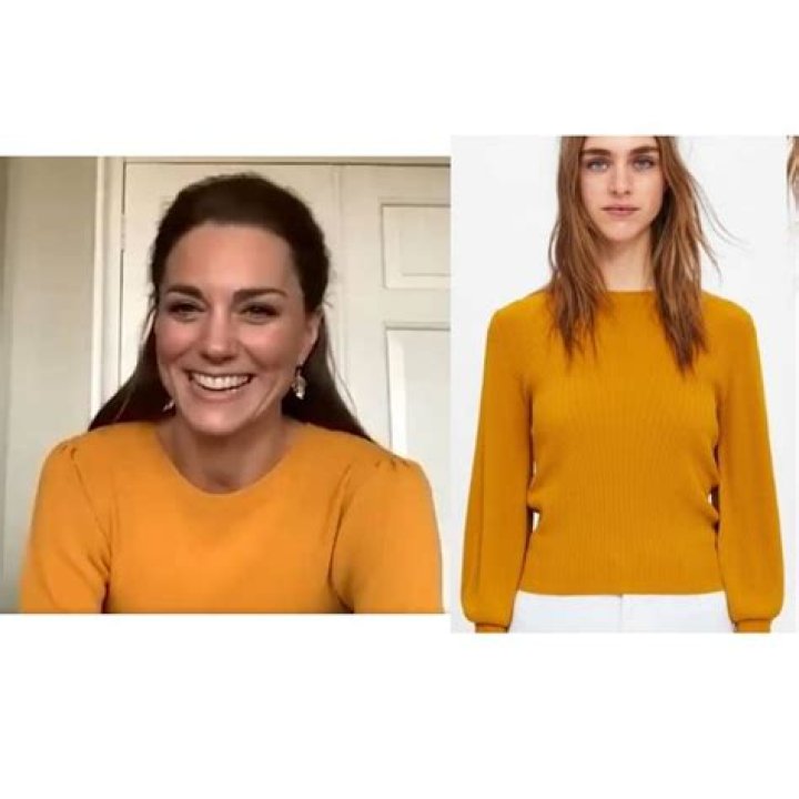 Kate Middleton wows in bold Zara jumper for sweet video call with Prince William