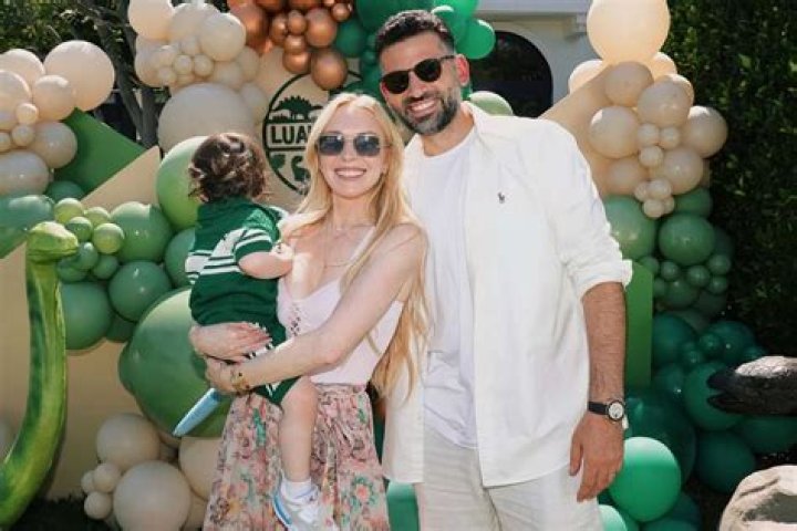 Lindsay Lohan surrounded by family in new photos as she shares baby update