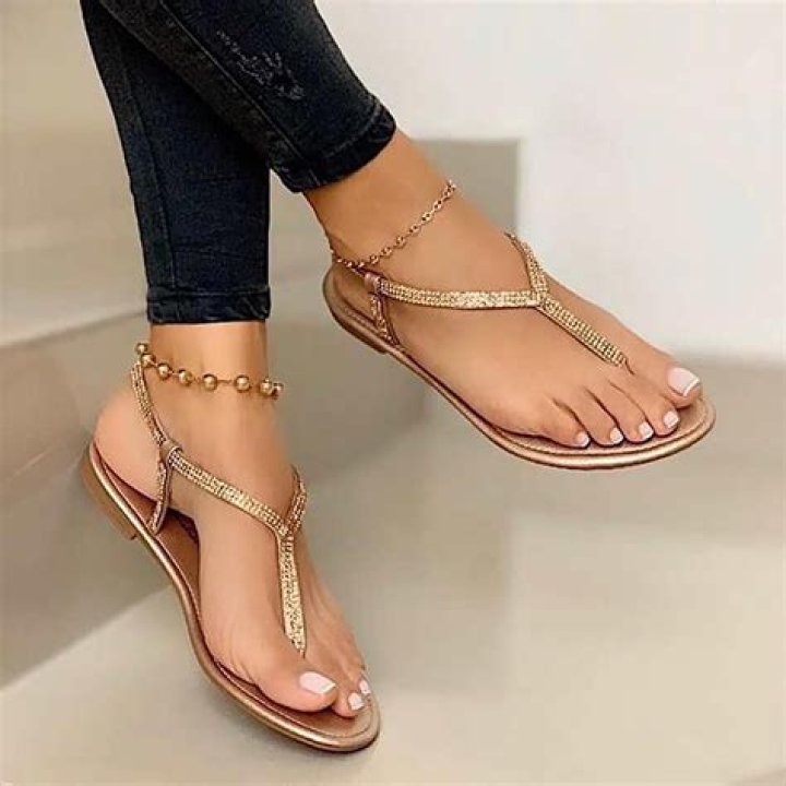 M&S shoppers rave over 'designer looking' flat sandals saying the gold decoration 'elevates them from the ordinary'
