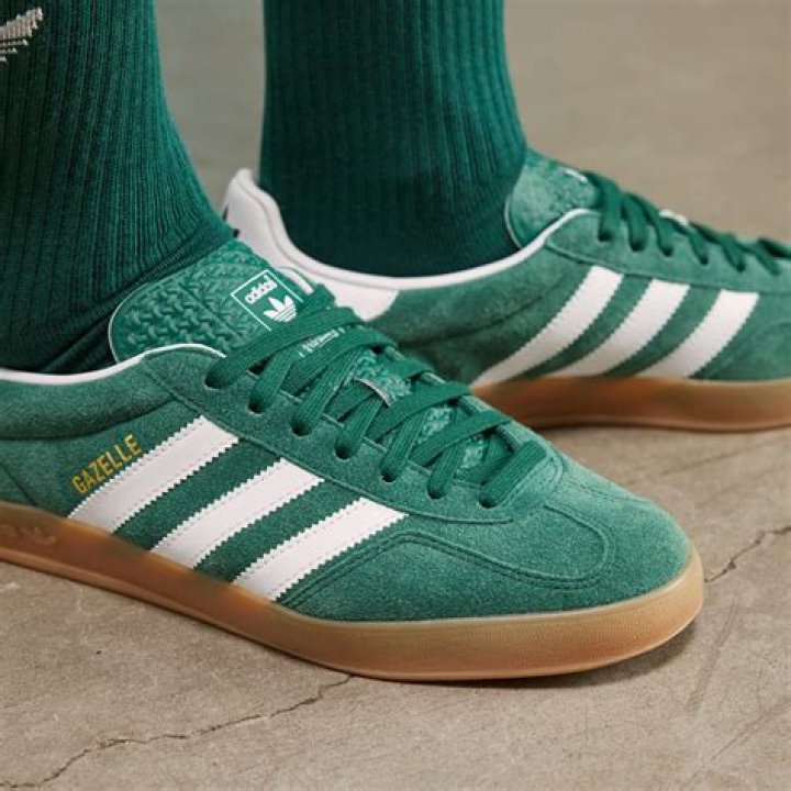 Michelle Keegan wore a pair of pistachio green Adidas Gazelle trainers so I ordered a very similar pair (oh, and they're on sale)