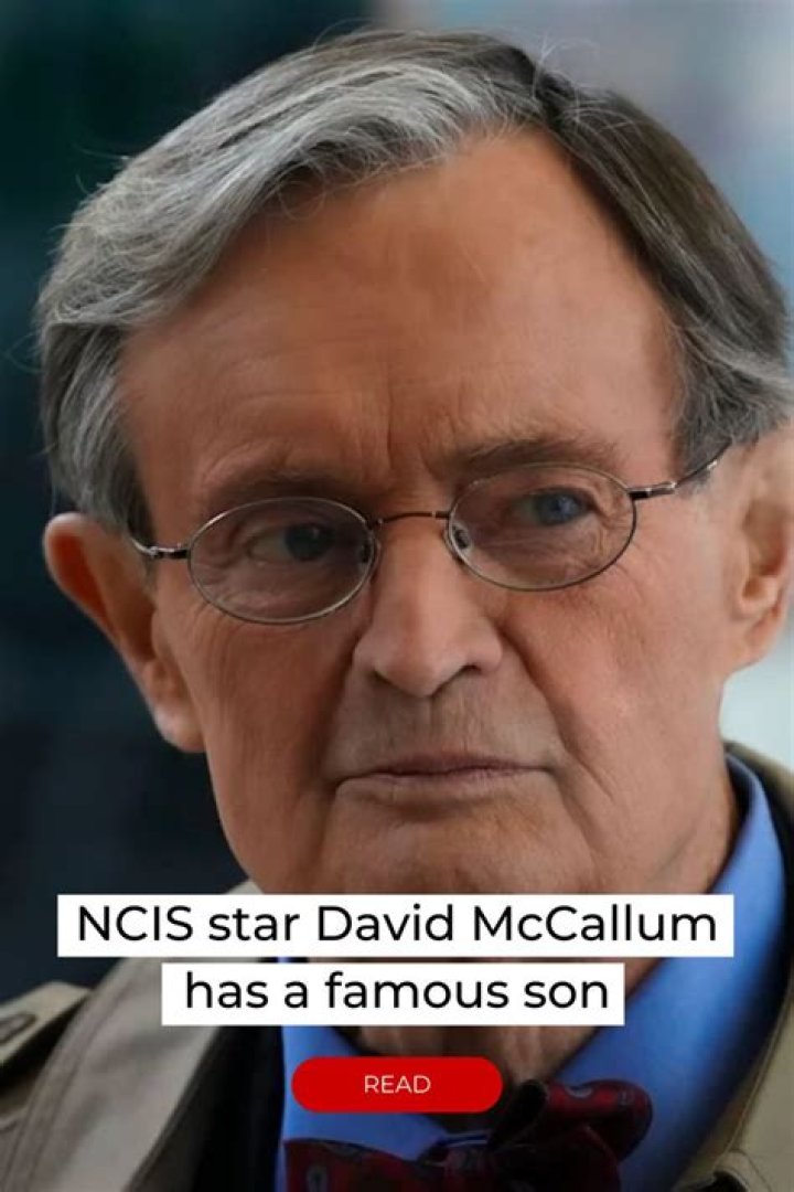 NCIS star David McCallum has a famous son