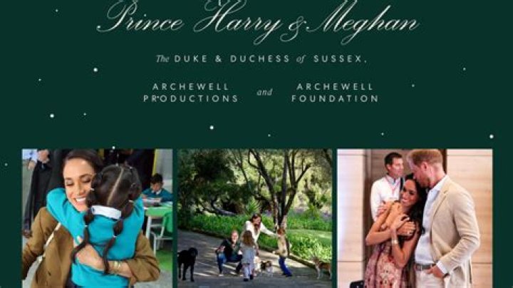 Prince Harry and Meghan Markle release surprising Christmas card not featuring Prince Archie and Princess Lilibet
