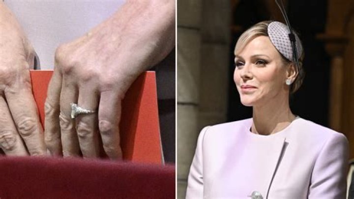 Princess Charlene's engagement Photoshop blunder with Prince Albert spotted