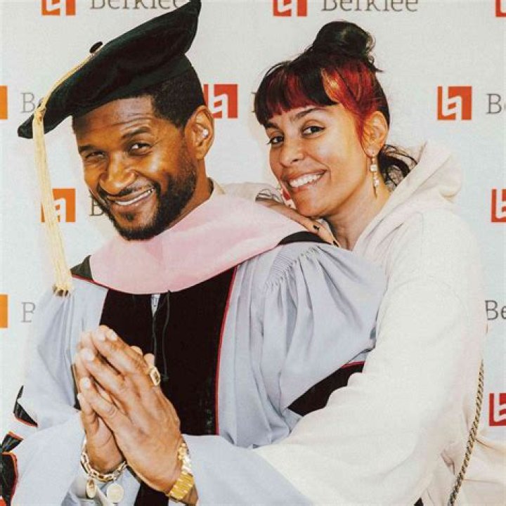 Usher's wife Jenn Goicoechea's unconventional bridal outfit for drive-thru wedding revealed