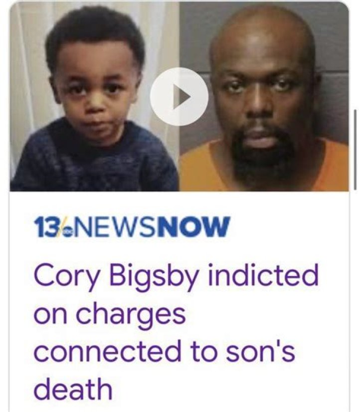 
What did Cory Bigsby do? Virginia father charged in the suspected murder of missing toddler 